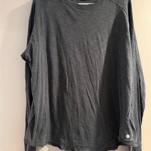 Zella Charcoal Long Sleeve Tee
